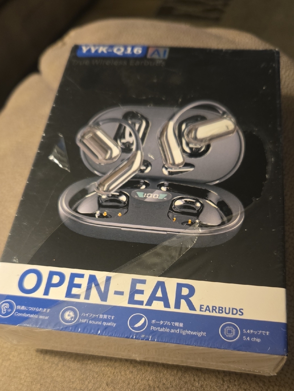 Open-Ear True Wireless Earbuds - Black